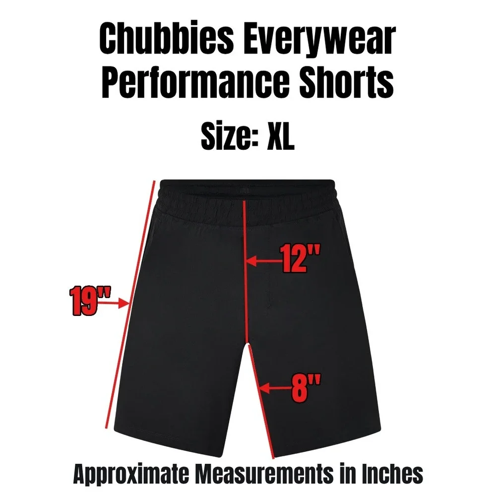 Chubbies Everywear Performance Shorts Men XL 8